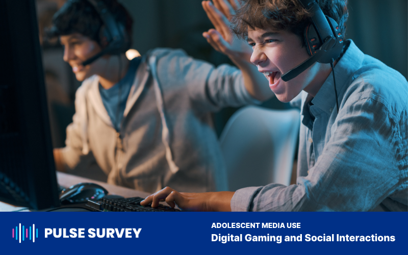 Pulse Survey cover image: Two young gamers